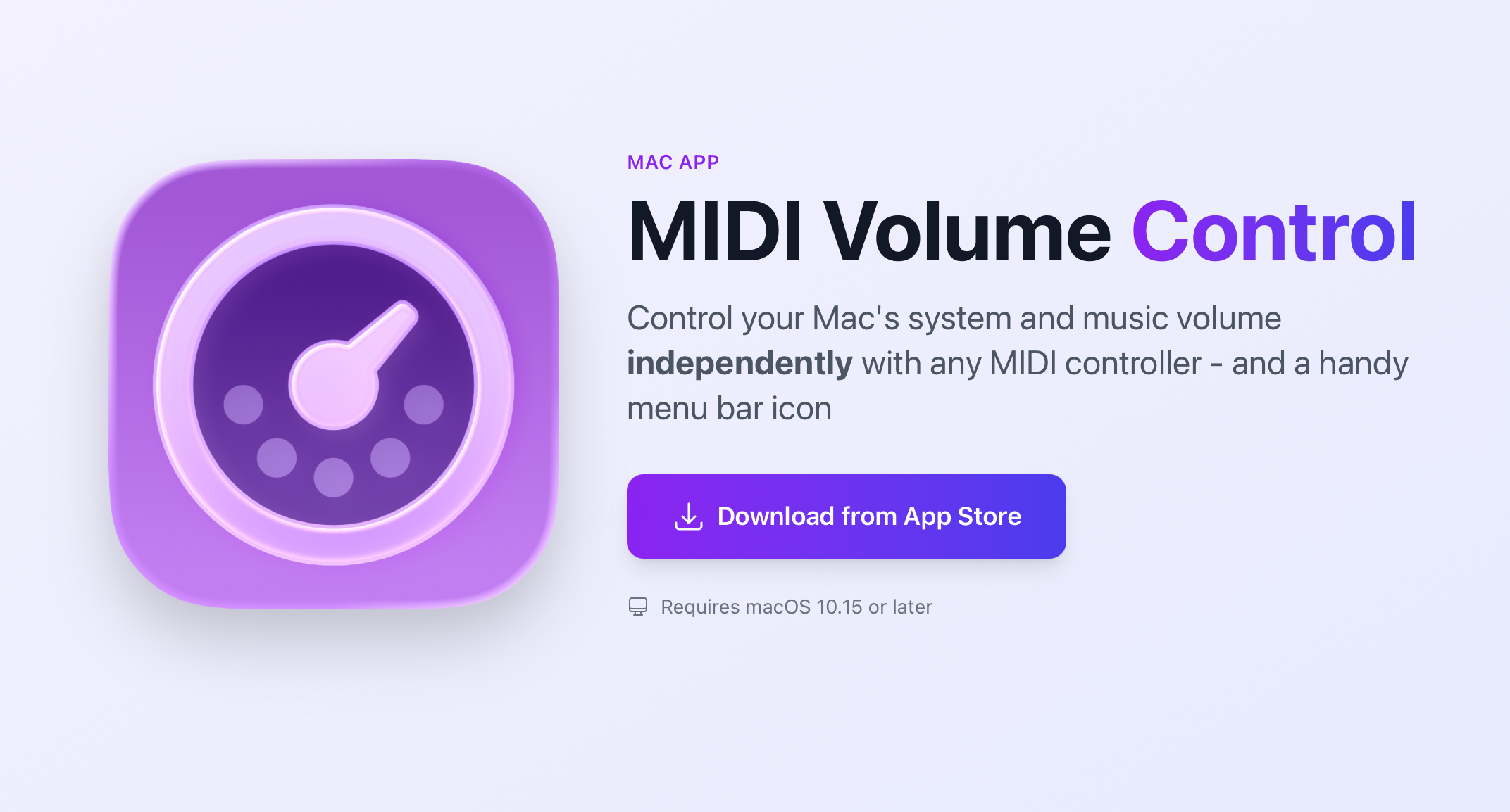 MIDI Volume Control